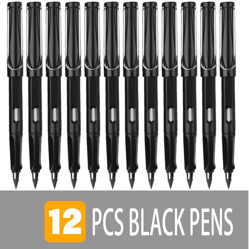 12 Black Pancils