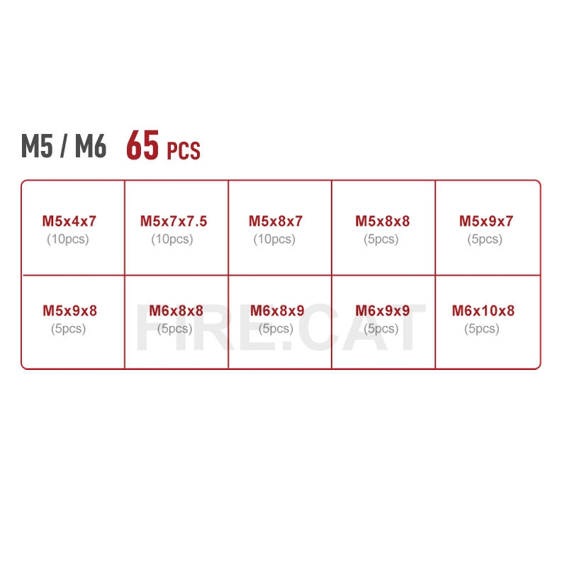 M5M6 (65pcs) Set