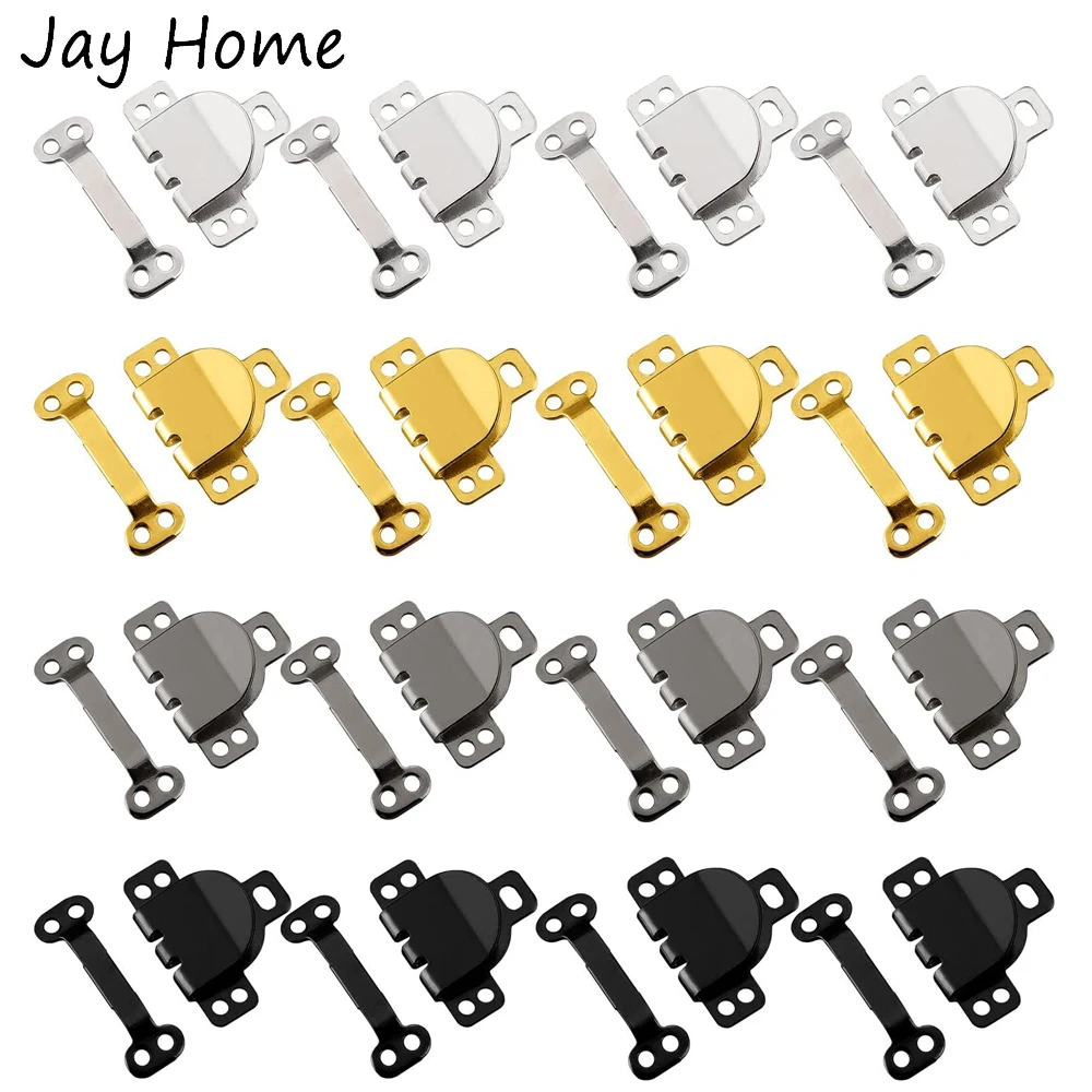 50 Sets Skirt Hooks and Eyes Hook and Eye Latch for Clothing Bra Trousers Skirt Dress and Sewing DIY Garment Accessories Craft