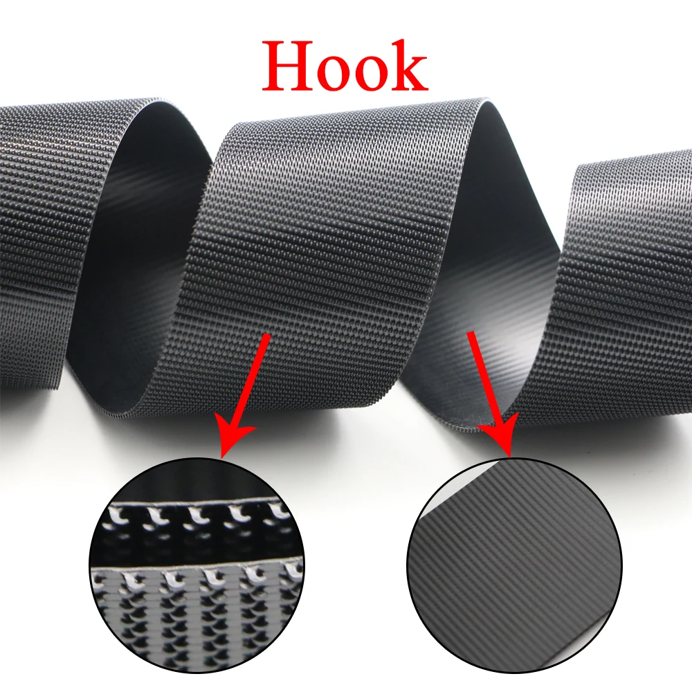 1meter 20-100mm High Quality Strong Non-Adhesive Hook Loop Fastener Tape Strip Nylon Sticker Adhesive for Sewing DIY No Glue