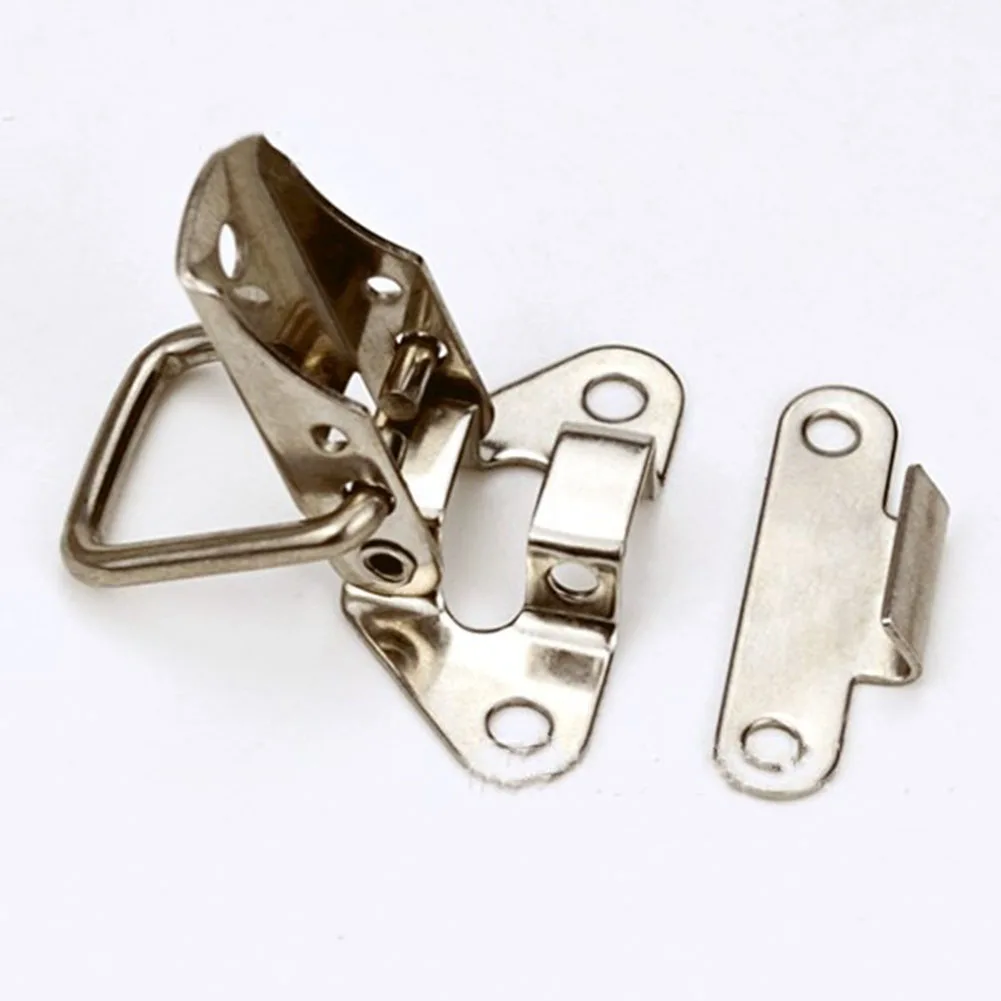 4 Pcs Buckles Tool Box Buckle Hook Lock Stainless Steel  Draw Toggle Latch Clamp Clip Hasp Latch Catch Clasp Hardware