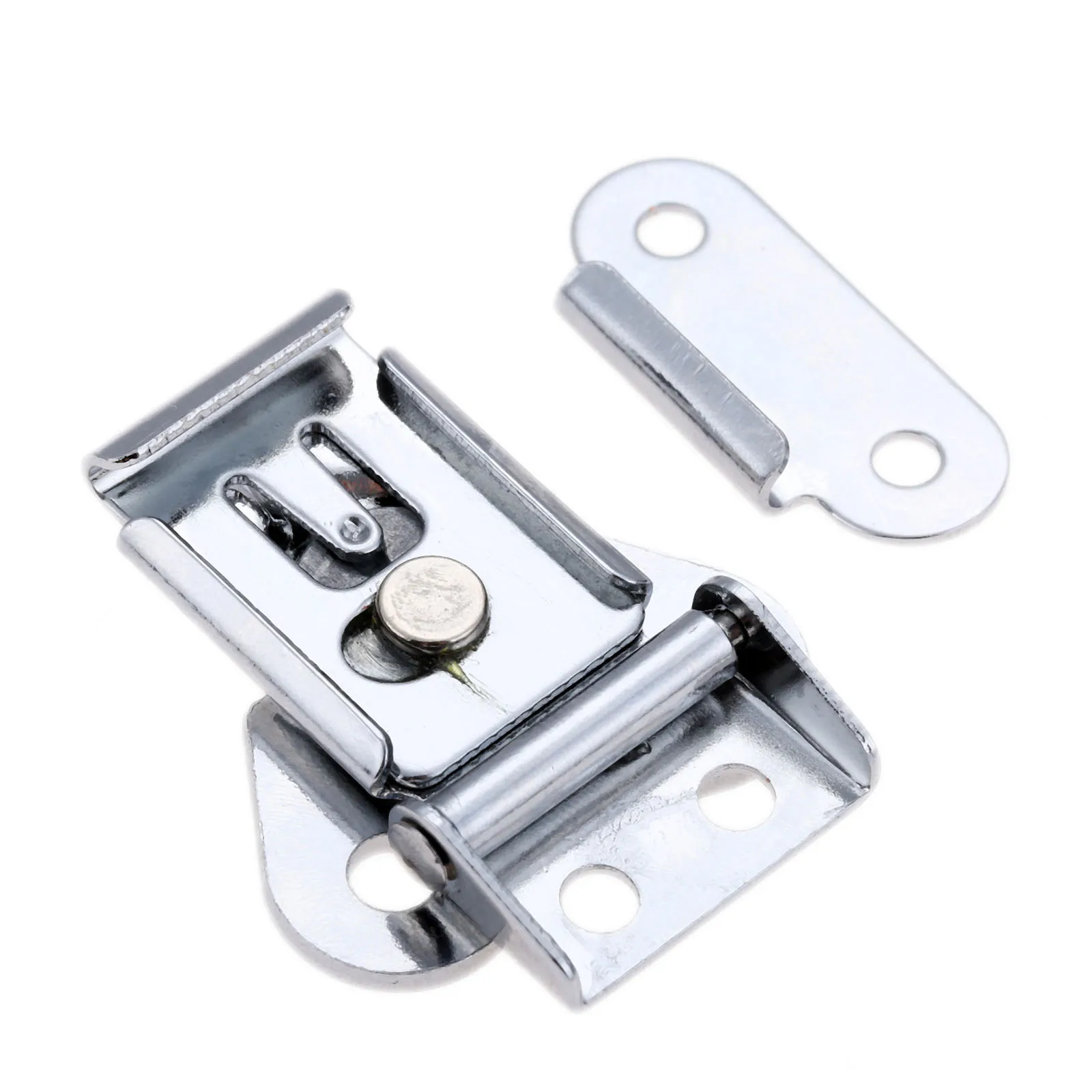 2pcs/set Stainless Steel Butterfly Toggle Latch Catch Clamp Box Buckle Rotary Lock Flight Case 52*38mm Baggage Accessories