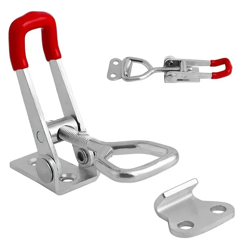 1/2PCS Heavy Iron Adjustable Buckle Lock Clamp Box Buckle Clamp Door Bolt Type Quick Clamp Accessory Horizontal Clamp Catch Clas