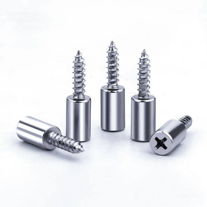 Self-tapping Screws Cabinet Laminate Support Non-punching Cross Self-tapping screw&Rubber Sleeve Homemade Nonslip Partition Nail