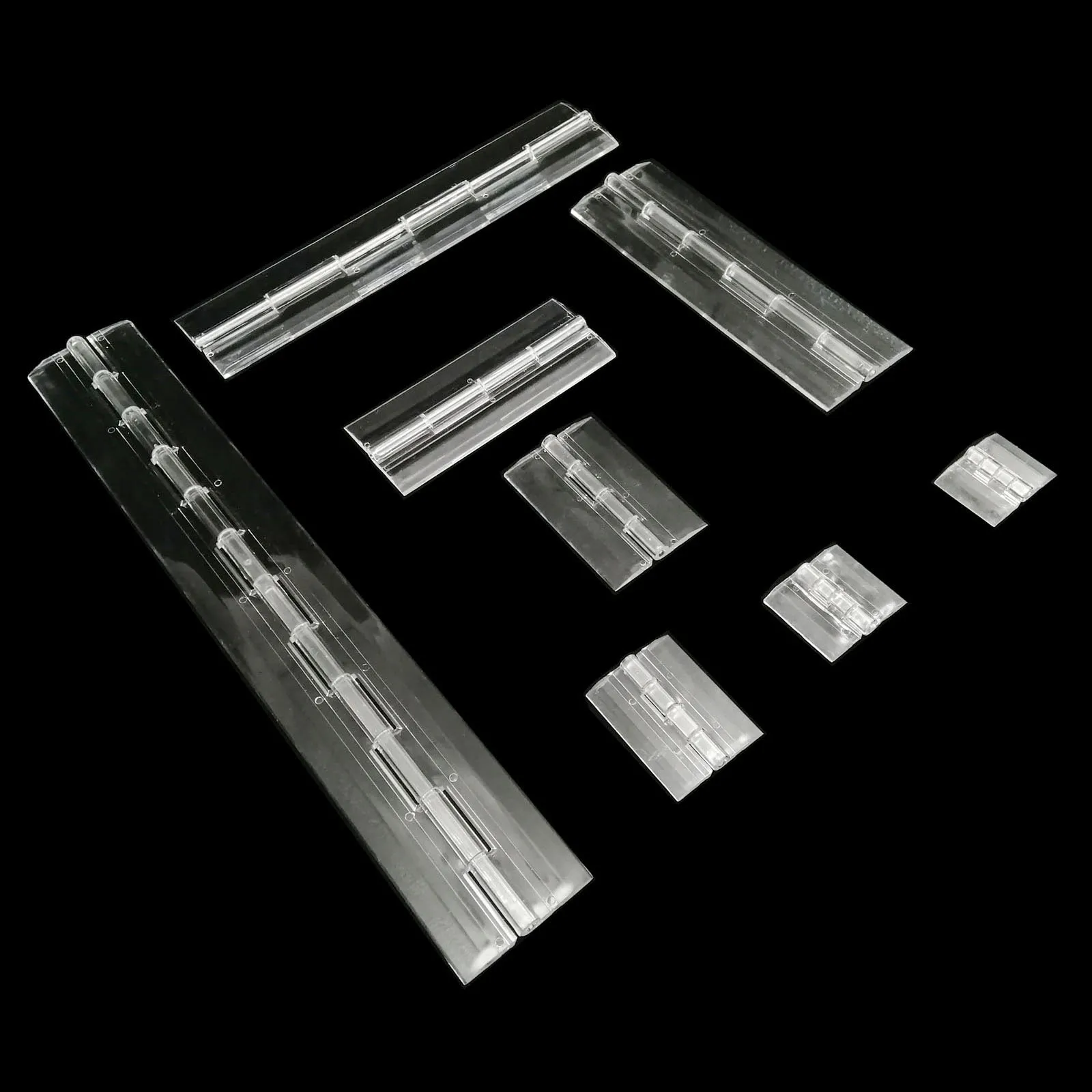 25mm 31mm 45mm 65 100mm 200mm 300mm Lengthened Clear Transparent Acrylic Plastic Display Cabinet Box Case Piano Plexiglass Hinge