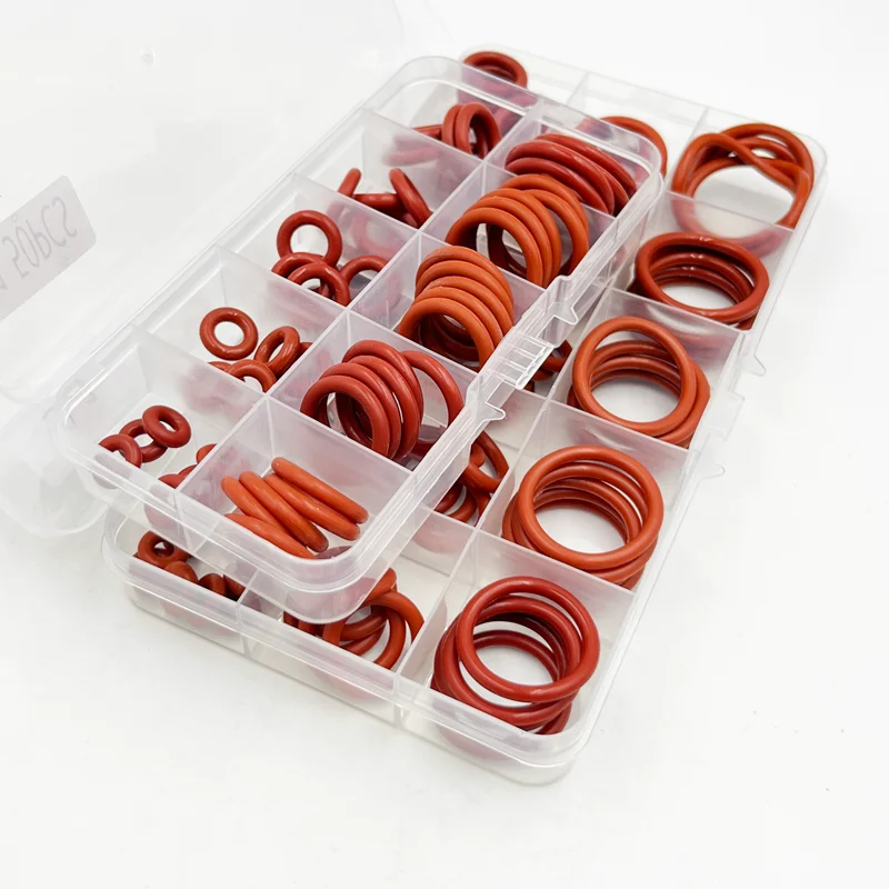 Silicone O Ring Coffee Machine Silicone VMQ O-Ring Seal Washer Plumbing Gasket Food Grade Oil Resistant High Temperature Oring