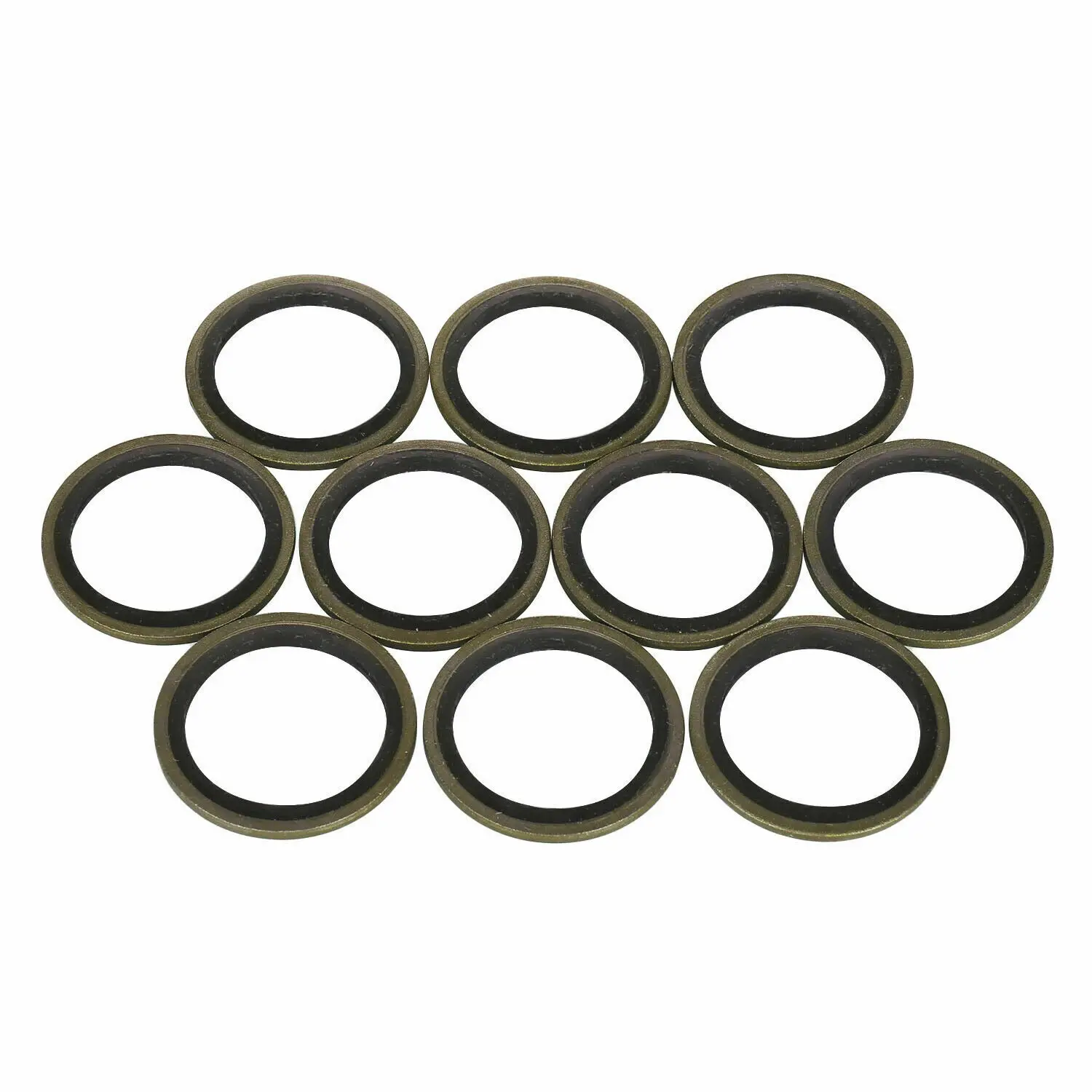150/100pcs Bonded Seal Sealing Ring Assortment Kit Oil Drain Screw Combined Washer Seal Set M6 M8 M10 M12 M14 M16 M18 M20 M22