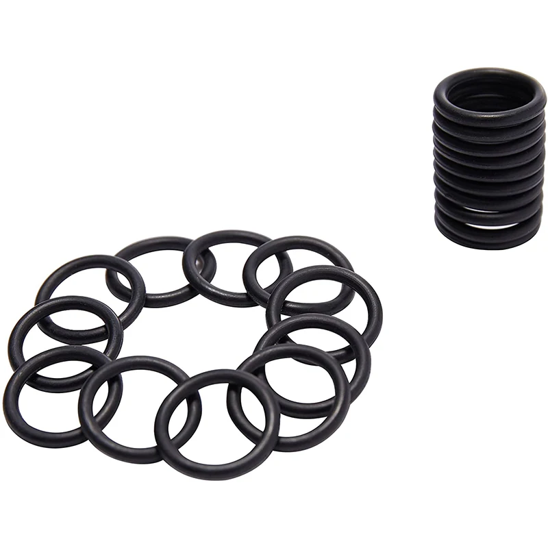 445Pcs O Ring Kit 6 Sizes NBR Metric O Rings Assortment Kit Rubber Sealing Washer for Plumbing Gas Automotive and Faucet Repair
