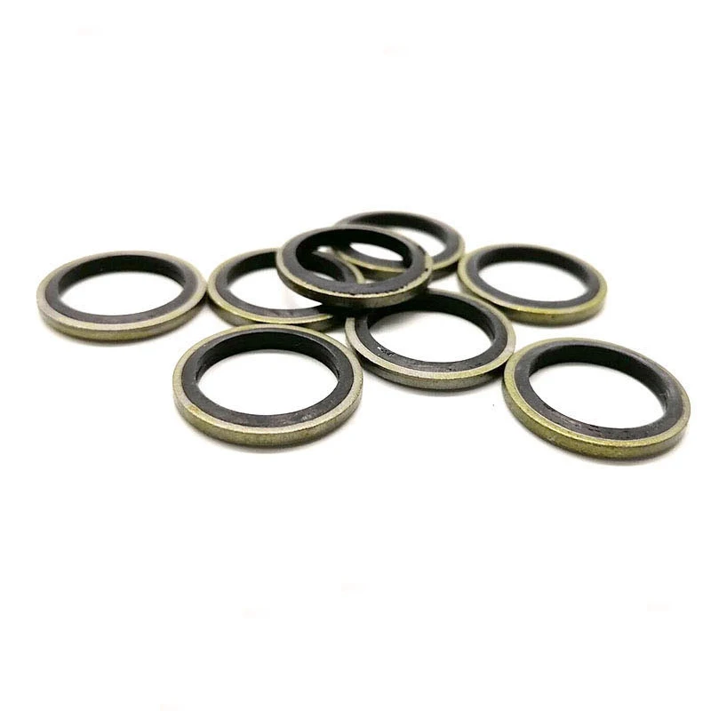 Washer Seal M6 M8 M10 M12 M14 M16 M18 M20~M60 Bonded Washer Metal Rubber Oil Drain Plug Gasket Sealing O Ring Assortment Set