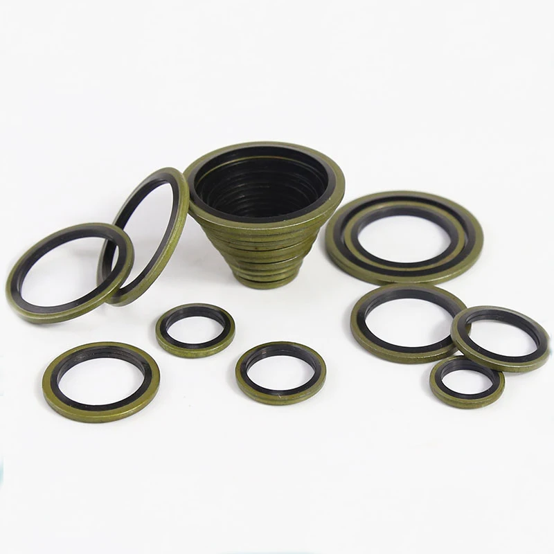 Washer Seal M6 M8 M10 M12 M14 M16 M18 M20~M60 Bonded Washer Metal Rubber Oil Drain Plug Gasket Sealing O Ring Assortment Set