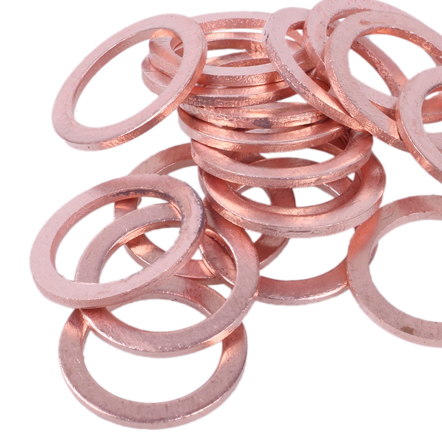20 pcs 10mm x 14mm x 1mm copper washer seal spacer seal