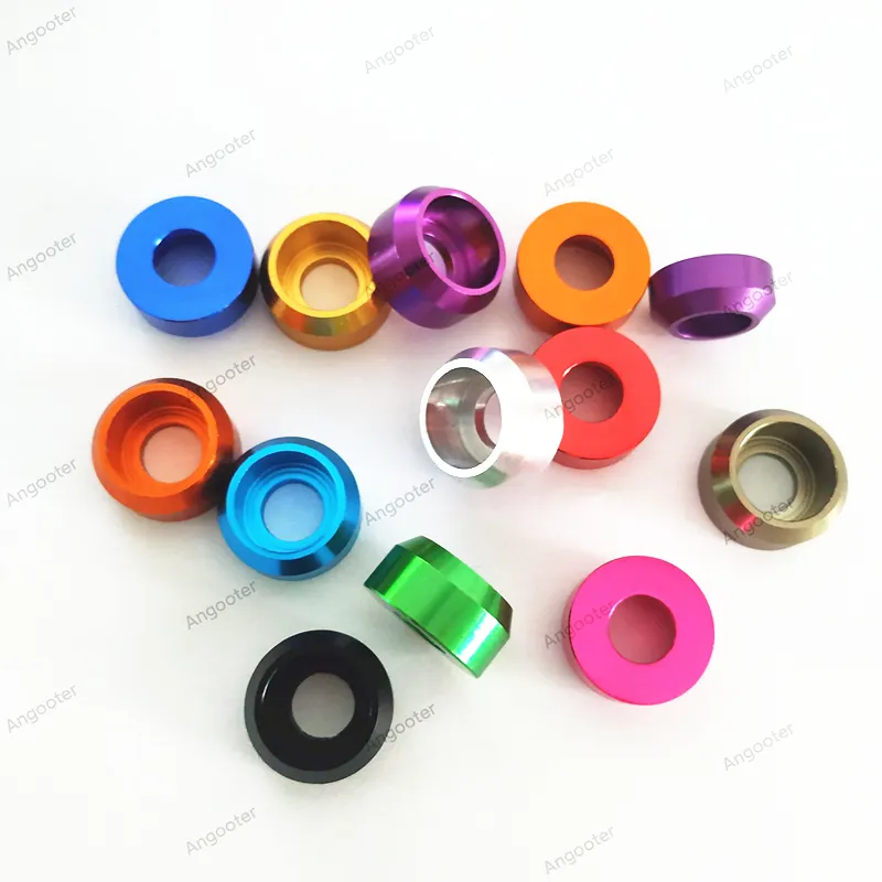 10/5/2pcs Aluminum washer M3 M4 M5 M6 M8 Crown cup head aluminum cone washer Arm Dress-Up Washers for DIN912 hex socket screw