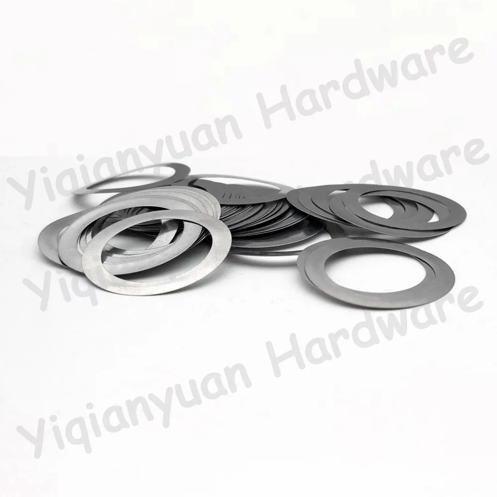 Yiqianyuan M7 DIN988 SUS304 Stainless Steel Adjusting Shim Washers Ultra-thin Plain Washer Flat Gaskets
