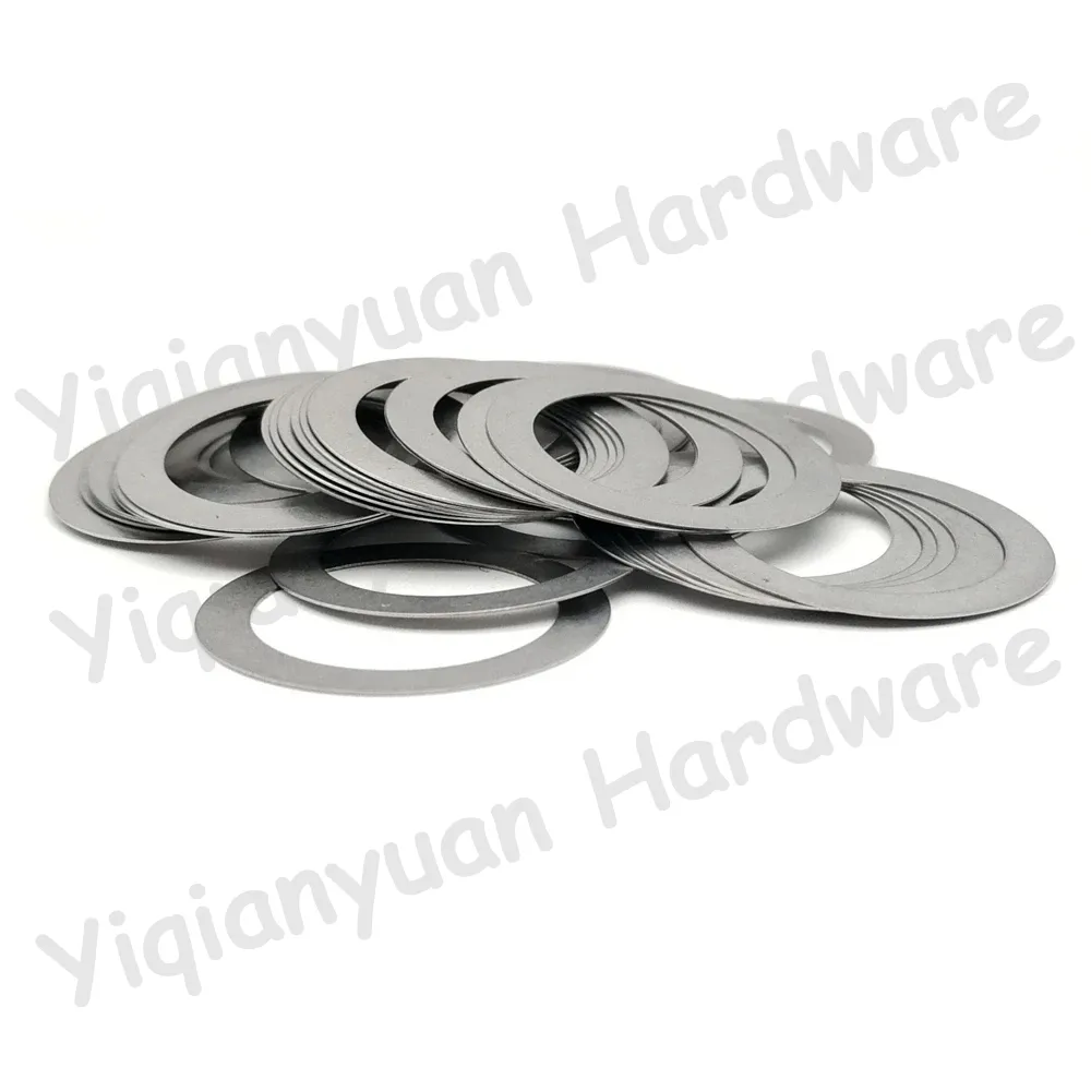 Yiqianyuan M7 DIN988 SUS304 Stainless Steel Adjusting Shim Washers Ultra-thin Plain Washer Flat Gaskets