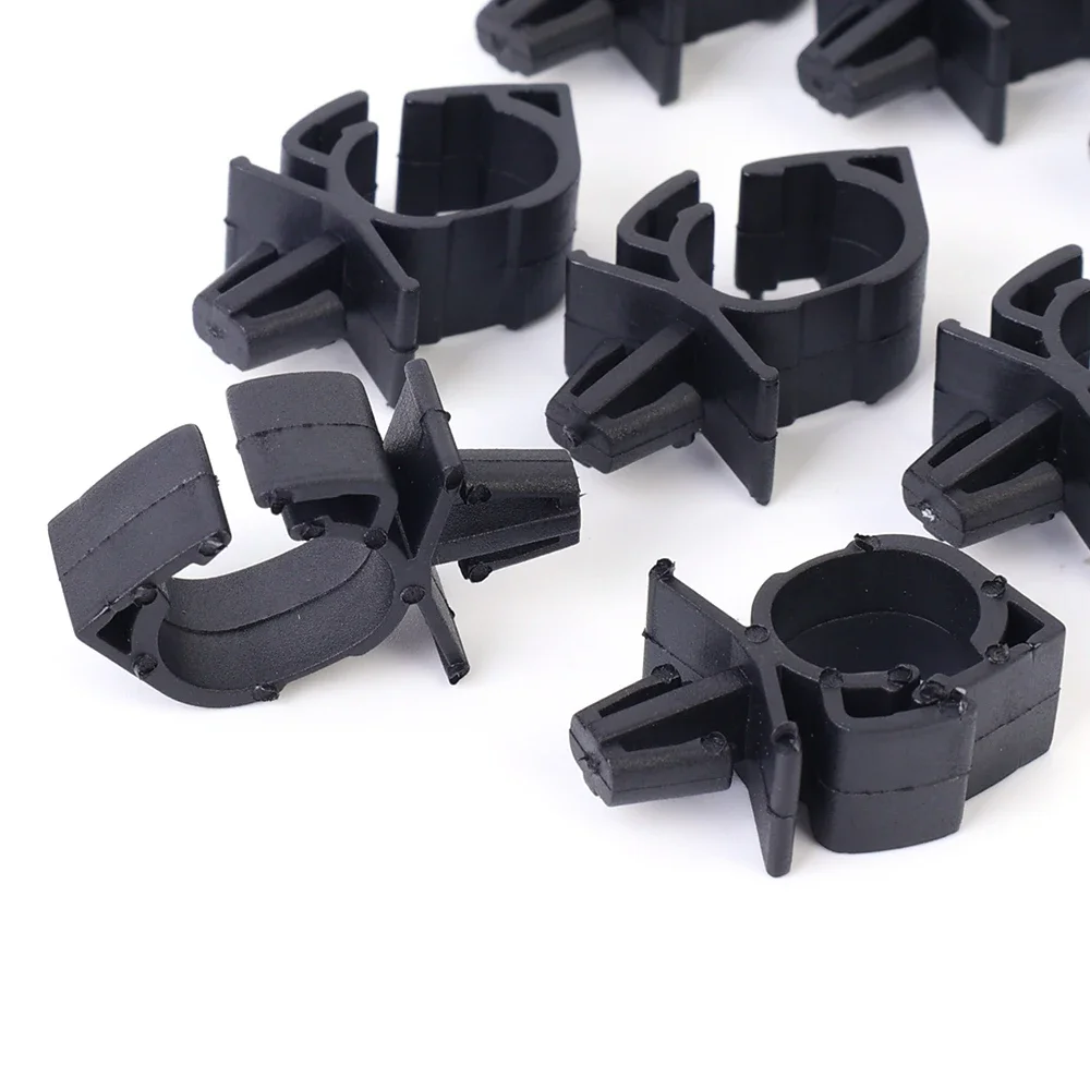 100-5pcs Car Wiring Harness Fastener Fixed Retainer Clip Automobile Pipe Tie Wrap Cable Clamp Oil Beam Line Hose Bracket Tools