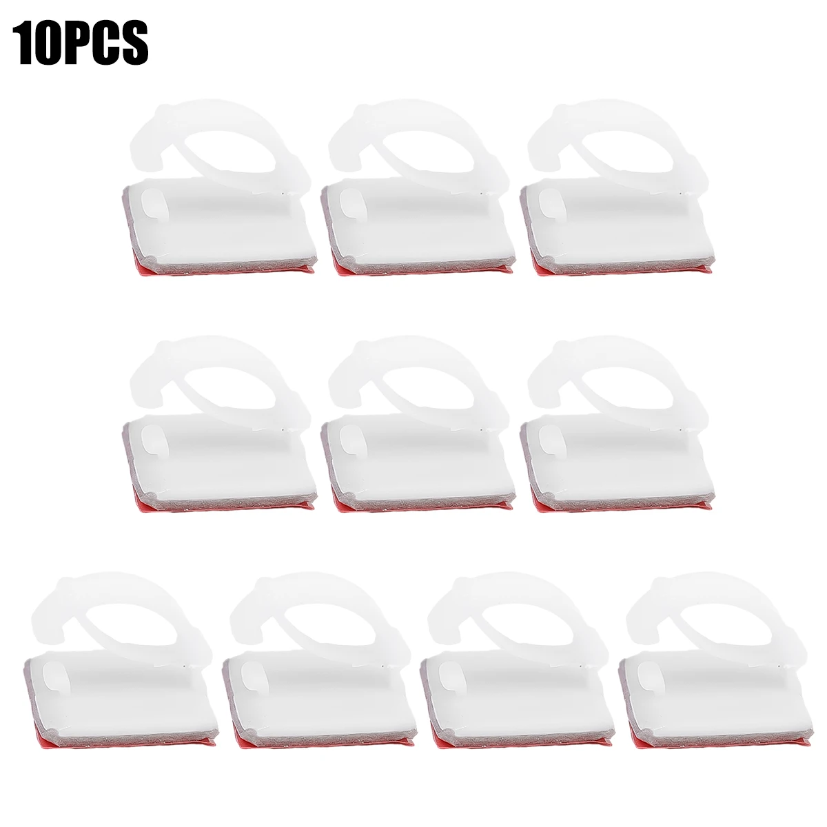 10pcs Car Fixed Clip Self-adhesive Cable Clips For Car Dash Camera Wire Fixing Organizer Dashboard Wire Cable Clamp Clips