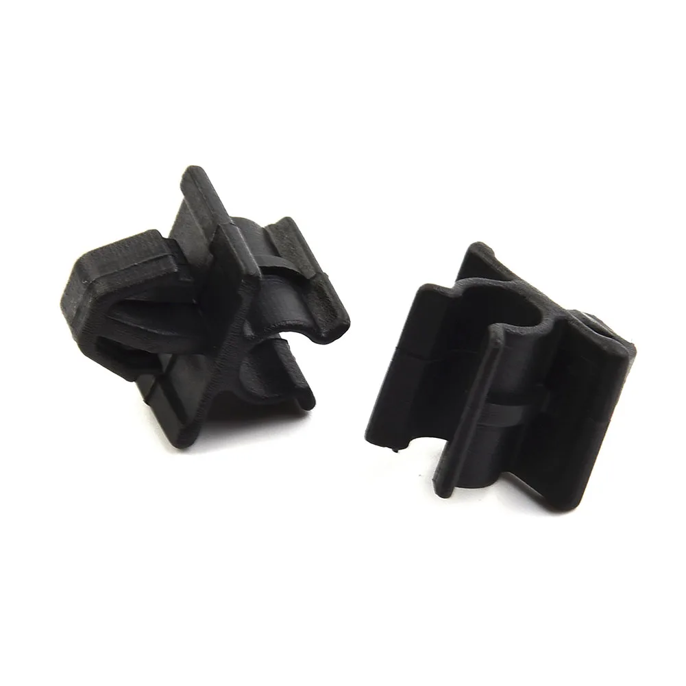 2pcs Car Hood Prop Rod Clip Stay Clamp Holder For Nissan Plastic Black GOOD QUALITY Fastener Retainer