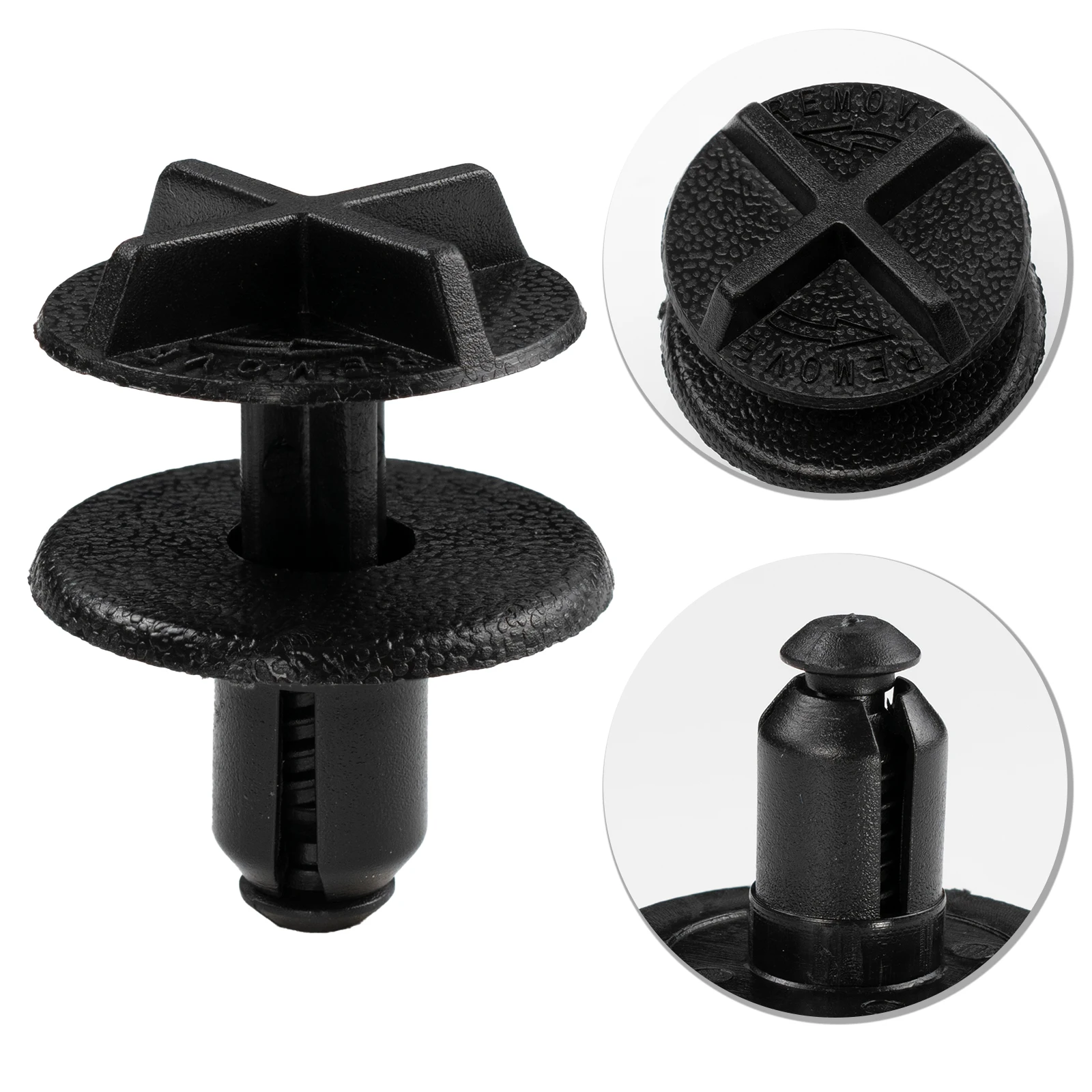 10Pcs Nylon Battery Cover and Cowl Panel Clip Fasteners for Land Rover Range Rover Discovery Sport Evoque OE # LR024316