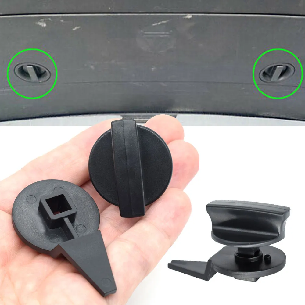 Warning Triangle Compartment Cover Bracket Turn Knob Mounting Lock Clip Tailgate for VW Tiguan 2008-2015 for Touran 2003-2010