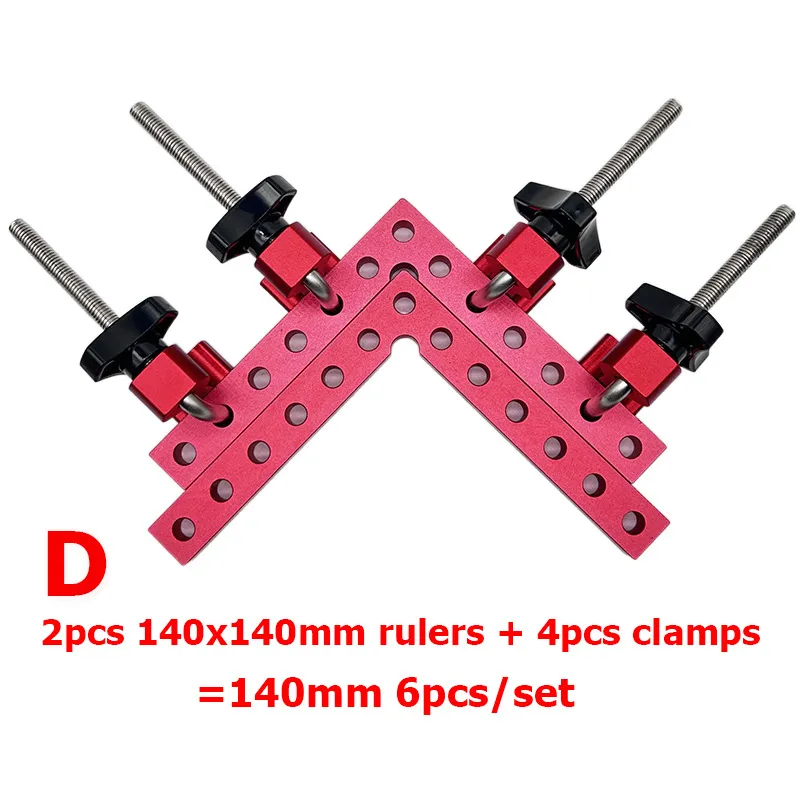 90 Degree Positioning Squares Right Angle Clamps for Woodworking Corner Clamp Carpenter Clamping Tool