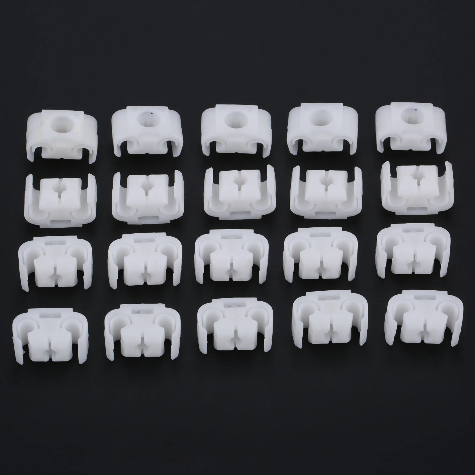 20Pcs Brake Cable Bracket Pipe Body Retaining Clip Holder Fasteners 811611797 For VW Golf Passat forJetta Audi A4 A6 Skoda Seat