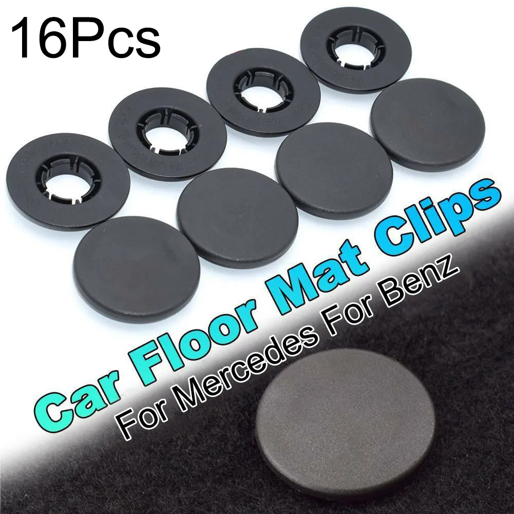 For Mercedes For Benz Car Floor Mat Clips Retention Button Carpet Clamps BQ6680520 16 X Fixing Clips Economical Practical