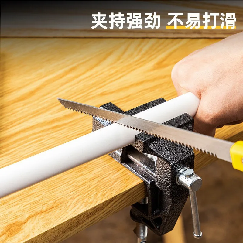 Household Mini Table Vise Table Vise Micro Clamp With Anvil Table Can Knock Carbon Steel Explosion-Proof Handmade Diy Tools
