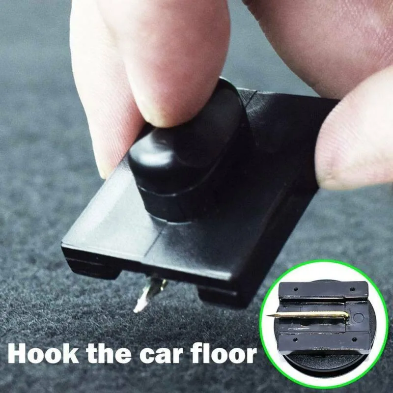 4pcs Universal Black Car Floor Mat Fixing Clamps Holders Carpet Fixing Retainer Fastener Car Interior Accessories