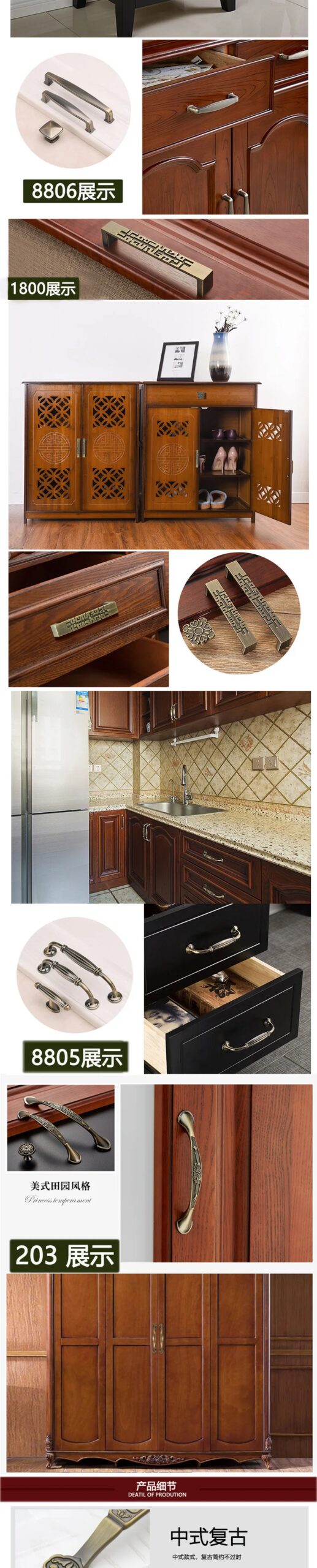 128/96/64mm Bronze Door Knobs Kitchen Cabinet Handles Furniture Handles Cupboard Handles  Antique Knobs Vintage Metal