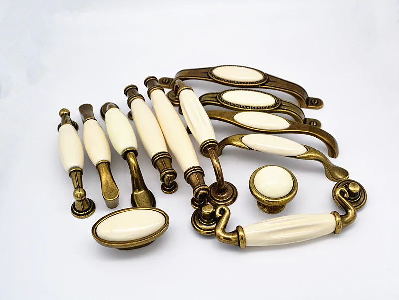Antique Ceramic Handles for Furniture Drawer Knobs Kitchen Handles Cabinet Knobs and Handles Drawer Pulls Ceramic Knobs