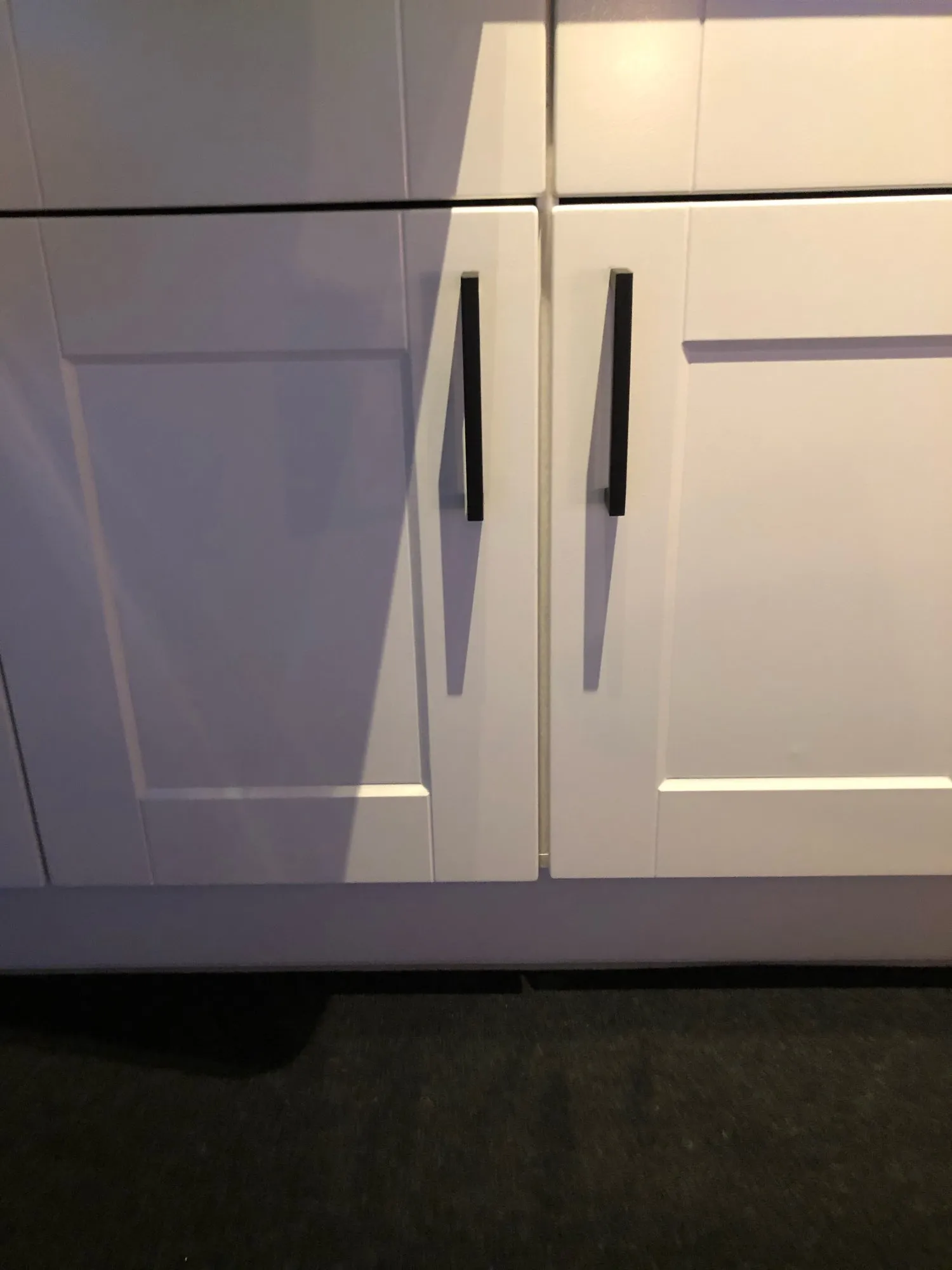 Black Cabinet Handle Square Furniture Hardware Stainless Steel Kitchen Door Knobs Cupboard Wardrobe Drawer Pulls