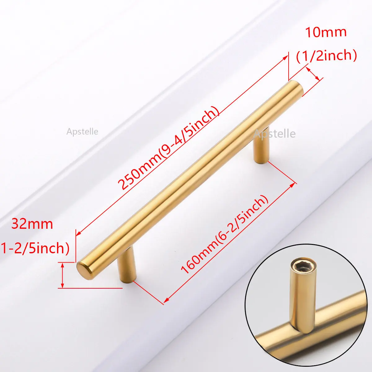 Gold 160mm