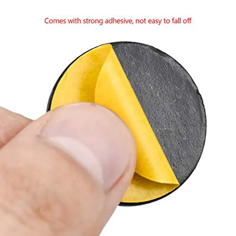 New-16 Pcs Furniture Glides PTFE Sliders Self-Adhesive Furniture Glides Set Round Square For Furniture Easy Movers