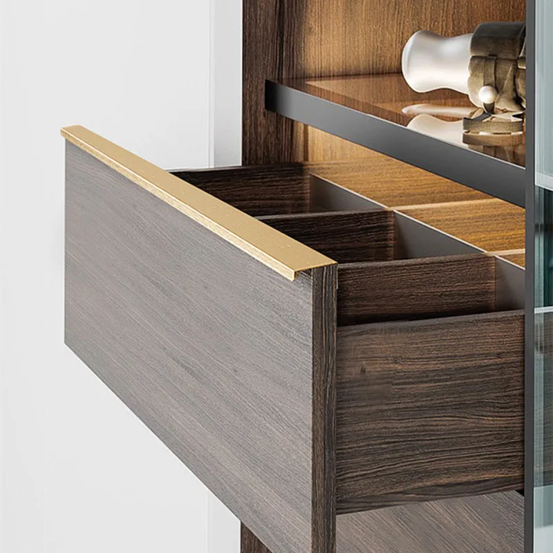 Stainless Steel Kitchen Cupboard Furniture Hardware Cabinet Pulls Desk Drawer Knobs Black Silver Orange Gold Hidden Handles