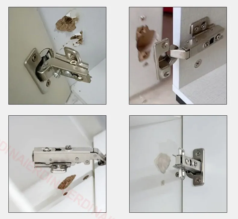 NAIERDI Stainless Steel Furniture Cabinet Door Hinge Repair Plate Drawer Window Door Door Panel Connection Repair Plate Hardware