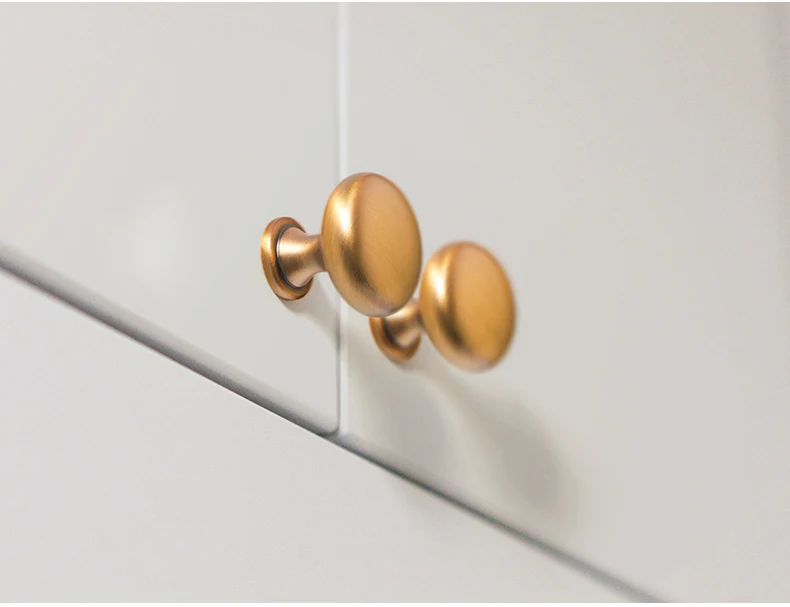 Arc-shaped Brushed Bronze Cabinet Pulls Solid Zinc Alloy Kitchen Cupboard Knobs Cabinet Handles Drawer Knobs Furniture Hardware