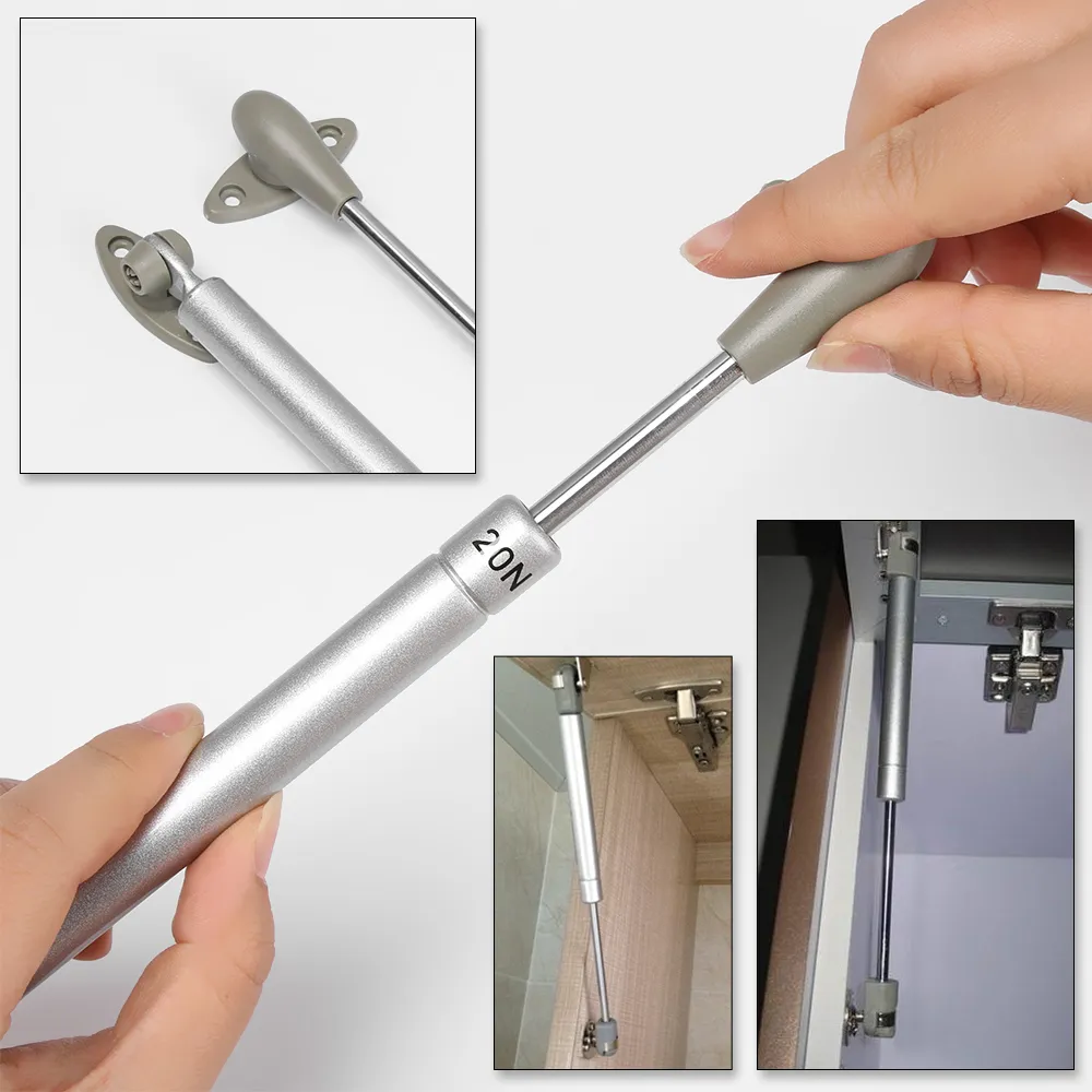 20-300N Hydraulic Hinges Door Lift Support for Kitchen Cabinet Pneumatic Gas Spring for Wood Furniture Cabinet Prop Hardware