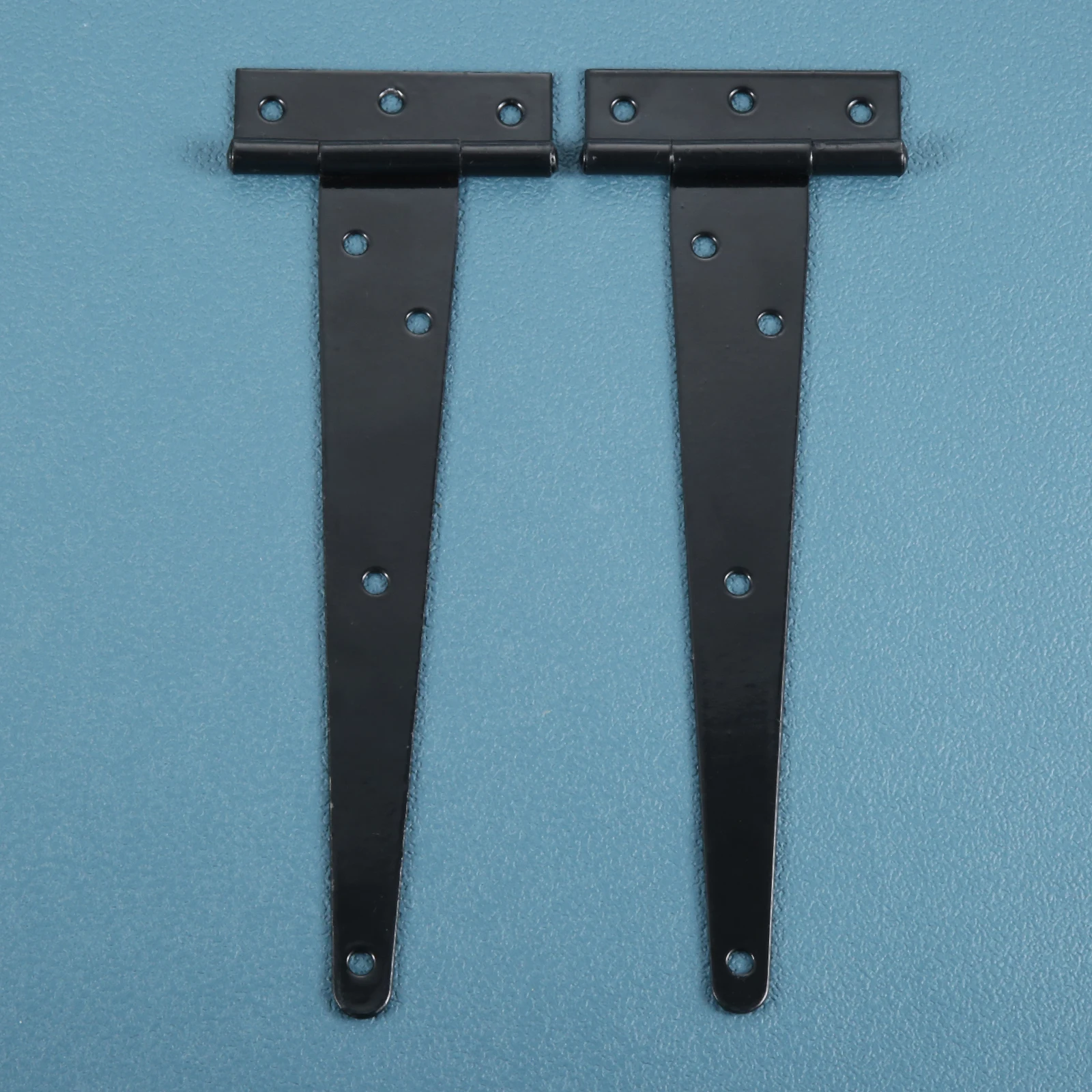 2Pcs T Shape Heavy Duty Gate Hinge with Screws 2/3/4/5/6/8/10/12 Inch T-Strap Shed Hinge Furniture Wooden Door Barn Gates Hinges