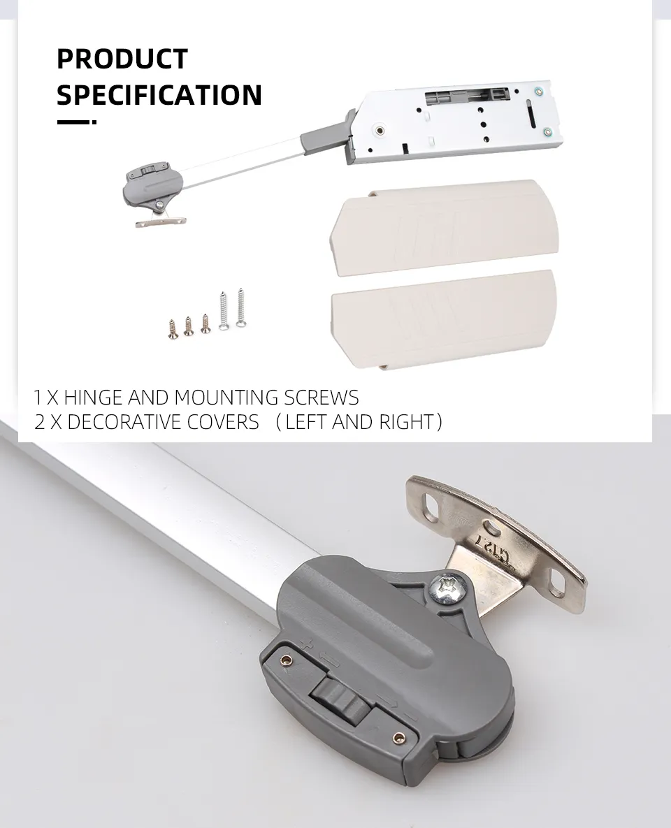 Hydraulic buffer support rod Kitchen Cabinet Door Lift Support Hinge Damping spring support Buffer furniture hardware
