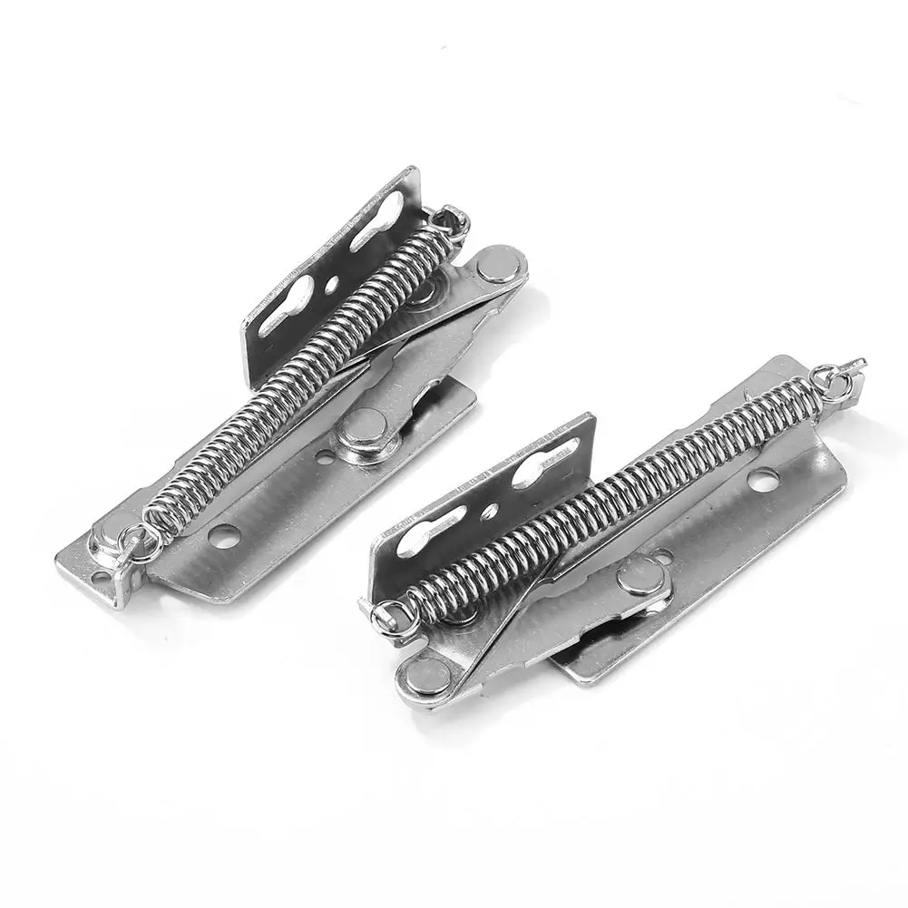 2pcs 80 Degree Folding Spring Hinge Anti-rust And Cabinet Door Lift Up Stay Flap Hinge Furniture Hardware Accessories
