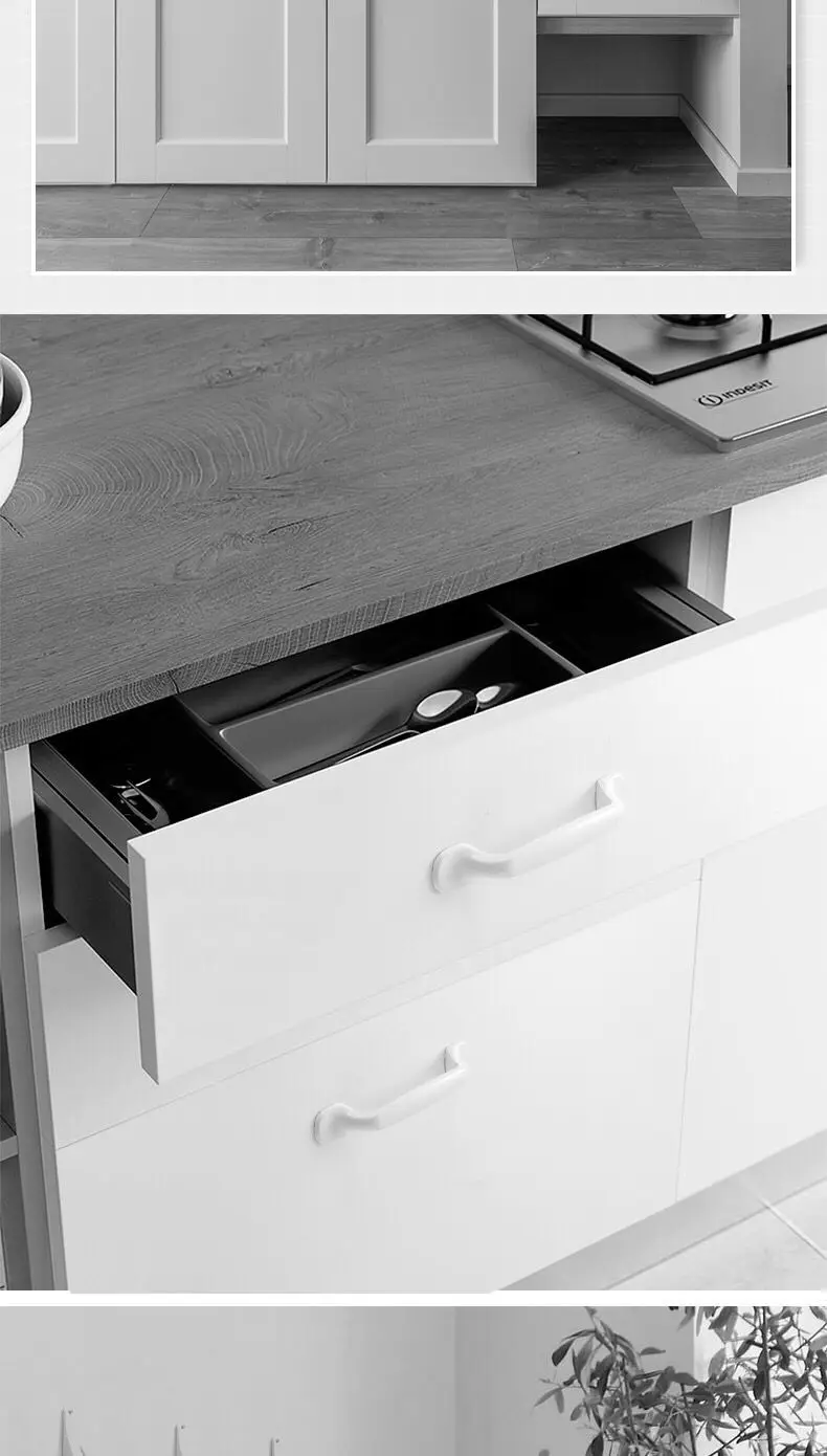 Handles Drawer Cabinet Furniture Kitchen Handles for Cabinet Knob Door Drawer Furniture Kitchen Knob White Modern Simplicity