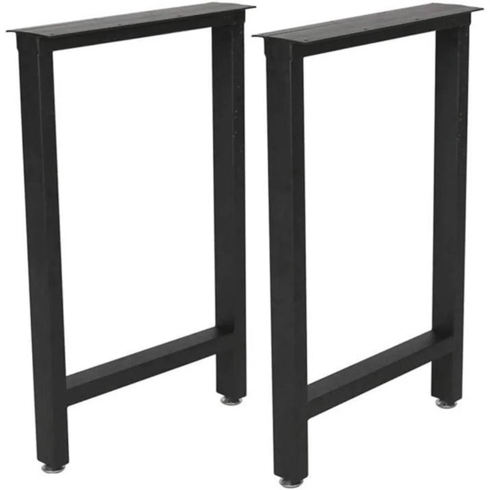 Metal Table Legs Heavy Duty Metal Desk Legs 28 Inch Height Industrial Black Legs,Dining Table Legs,Modern Legs
