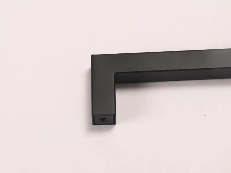 3-15Inch Black Cabinet Handles Stainless Steel Square Closet Drawer Cupboard Pulls Bathroom Door Knobs Furniture Kitchen Handle