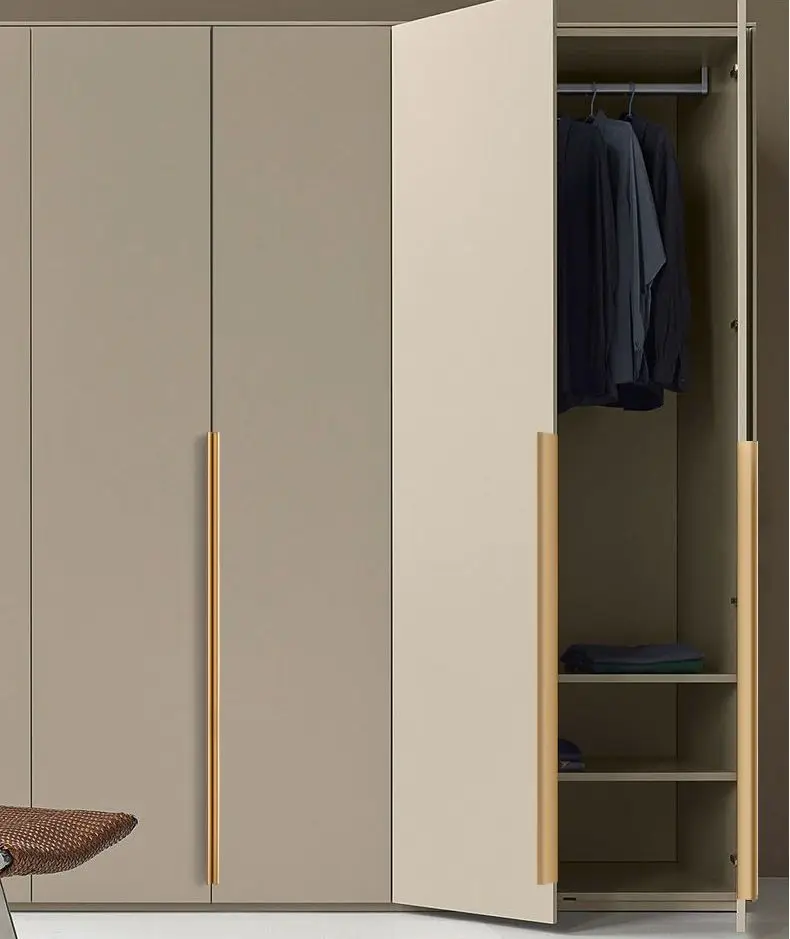 Aluminum Alloy Invisible Handles Black Kitchen Cabinets Pulls Furniture Wardrobe Door Knobs Black Cabinet Pulls