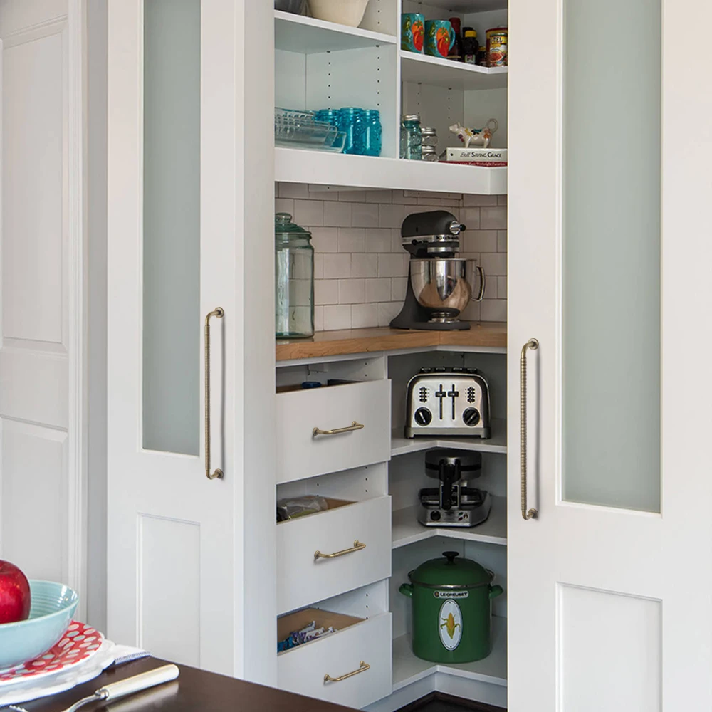 TONA Old Fashion Cabinet Knobs Door Handles Retro Drawer Cupboard Pulls Furniture Handles for Kitchen Home Distressed Vintage