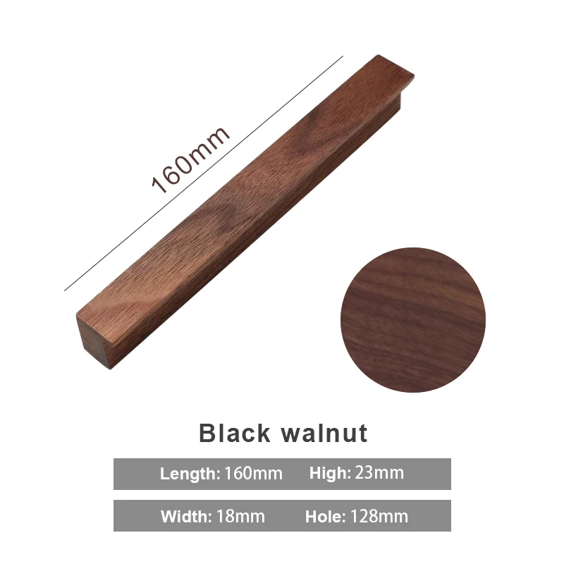 L-Black walnu-160mm