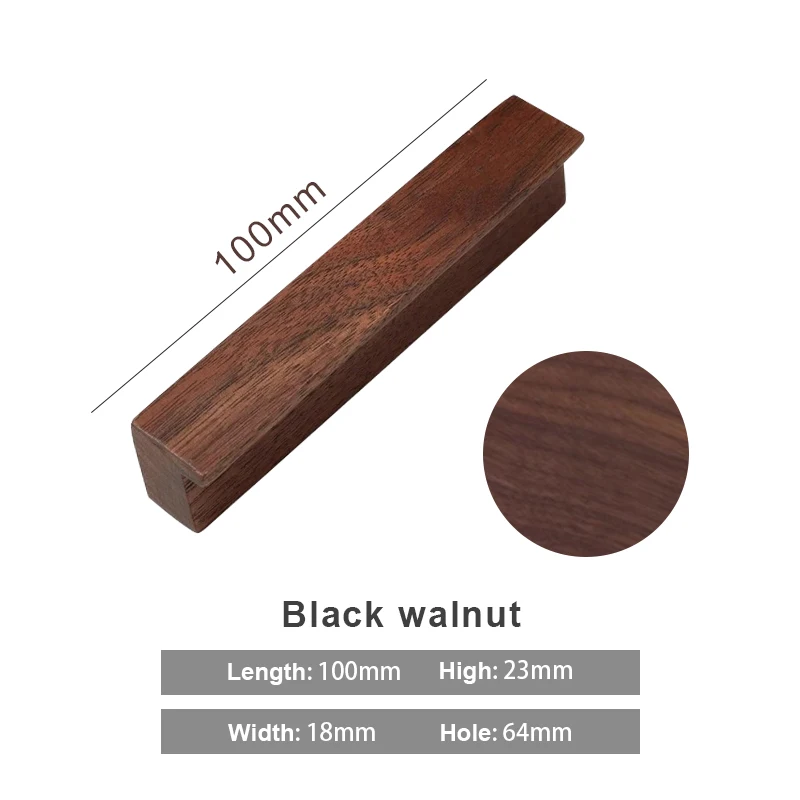L-Black walnu-100mm