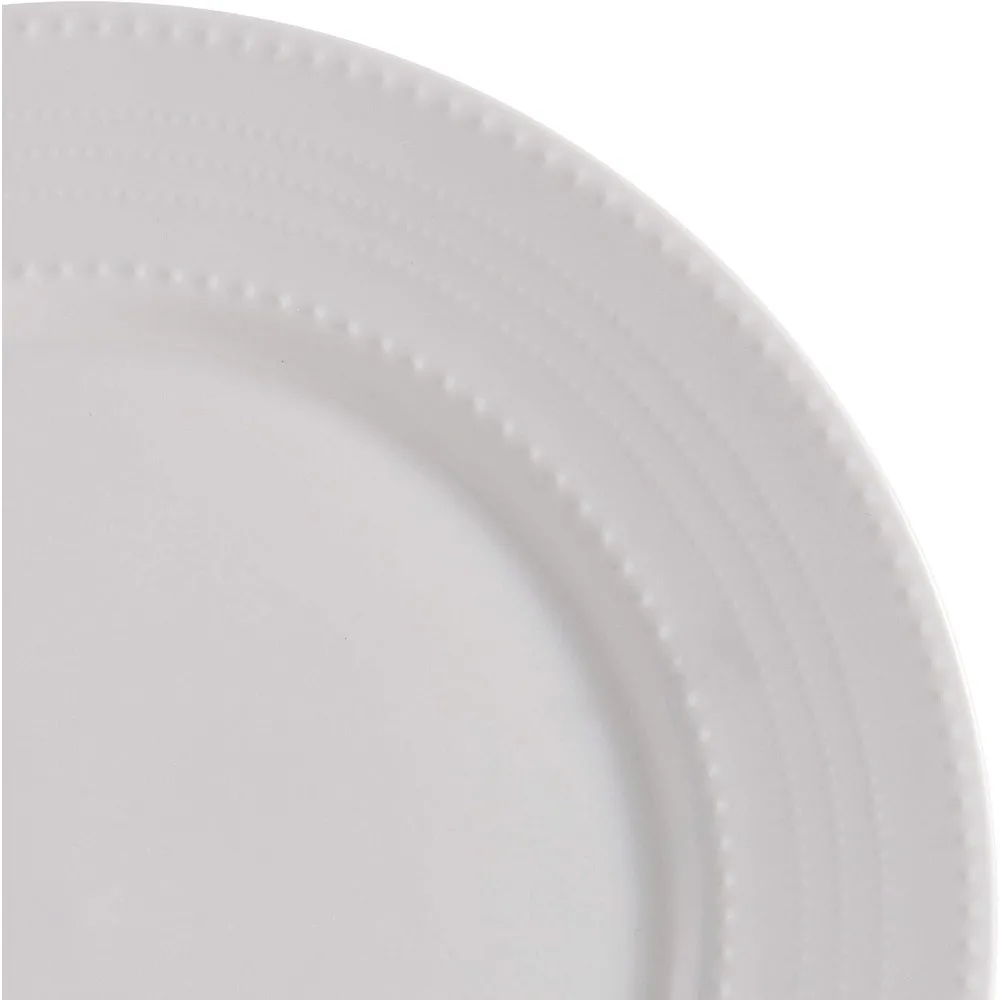 Mikasa Service For 8,White  Annabele Chip Resistant 40-Piece Dinnerware Set