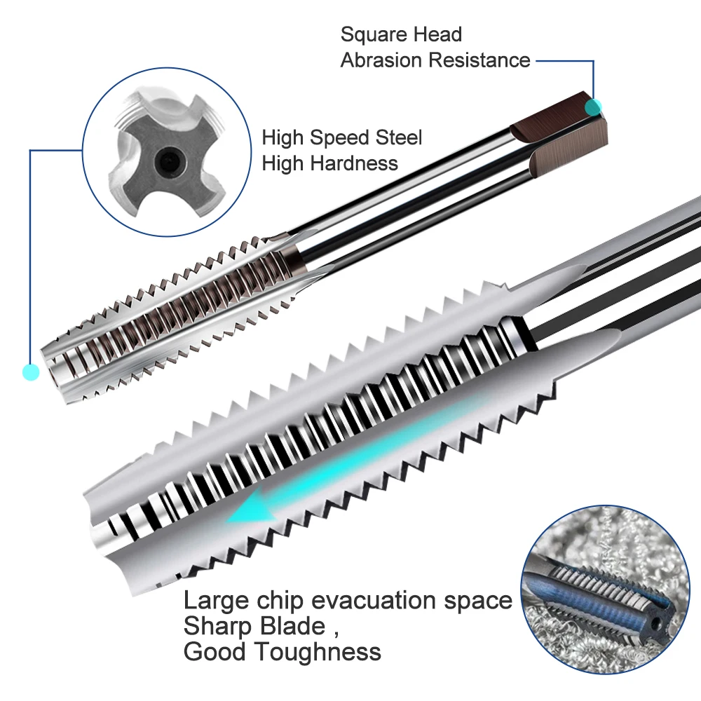 25pcs Metric Thread Repair Kit M3/M4/M5/M6/M7/M8/M10/M12/M14/M16 Screw Thread Inserts For Restoring Damaged Threads Repair Tools