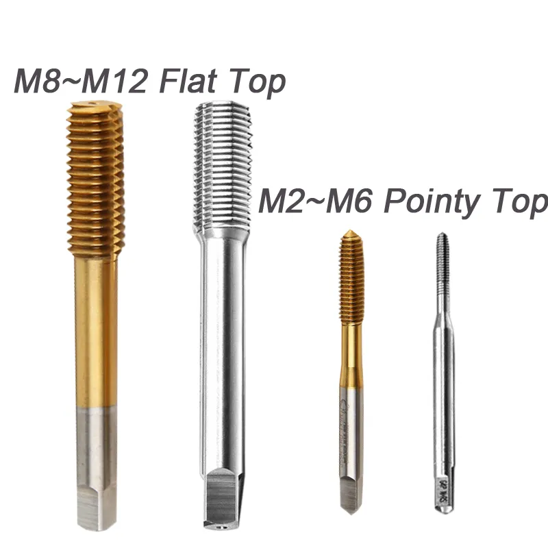 Forming Machine Screw Taps Metric Fine Thread Extruding HSS Cobalt quick-cutting steel Extrusion Thread Forming Tap Coating Tin